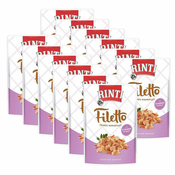Vrečka hrane RINTI Filetto piščanec + šunka, 12x100 g