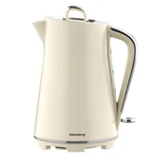 slomart Klausberg Električni kuhalnik vode 1,7l, krem z elementi, INOX