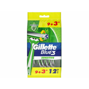GILLETTE Blue3 Sensetive 9+3 7702018490622 britvice za enkratno uporabo
