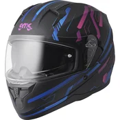 Full face helmet GMS HEXAGO graphic blue - violet XS
