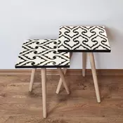 HANAH HOME 2SHP131 White (2 dela)
