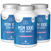 Essentials MSM 1000 mg, visok odmerek - vegansko, 540 kapsul