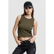 Womens lace olive top