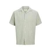 Jack & Jones Plus Srajca JORCOBA  pastelno zelena / črna / bela