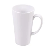 Natisljiv lonček Latte Max - 450 ml, bel