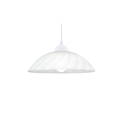 OBEŠALNIK 1xDM350 BELA/SATEN VETRO 82785