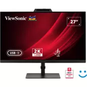 Viewsonic VG2741V-2K racunalni monitor 68,6 cm (27) 2560 x 1440 pikseli Quad HD LCD Crno