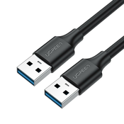 USB v USB kabel Ugreen Connect - 1m - črn