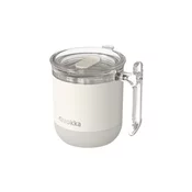 QUOKKA Quokka Wave Smartgrip, Nerezový termo hrnček Ivory, 260ml, 40274