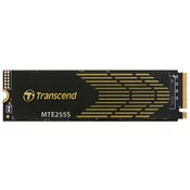 TRANSCEND SSD 1TB, M.2 2280, PCIe Gen4x4, NVMe, s hladnjakom, crni