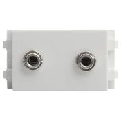 ELEKTRO SMART ELEKTRO SMART modul 1/2 za slušalice, bijeli ES-86-HDPH-WT