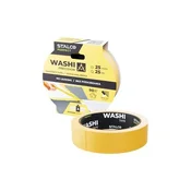 STALCO Maskirni trak S042176644, precizno, Washi, 25 mm x 25 m, POPOLNO