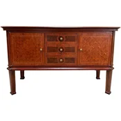 Biedermeier chest of drawers 40s museum replica replica 137 x 53 x H 87 cm - brown inlaid antique style