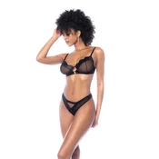 Rock Star Three-Piece L/XL Set Wet Look Black Adjustable Design 2767WBLKLXL