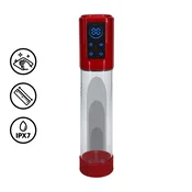MegaLift Automatic Intimate Vacuum System Metallic Red Waterproof PMP059MRD
