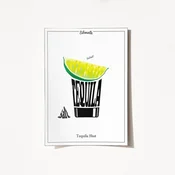 Wallity Poster Tequila Shot-2050, 21x29,7 cm