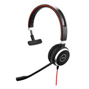 Jabra Mono headset ONLY for EVOLVE 40 UC with 3.5mm Jack (without USB Controller), headband, discret boomarm (14401-09)