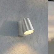 Lindby LED-stenna svetilka za zunanjo uporabo Illuvia, aluminij, IP54 - Sodobni