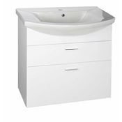 Kozmetična omarica s predali ZOJA, 71,5 x 74 x 34 cm, bela - Bela - 24 - 34.00 - MDF/laminat - Viseča/stojalo - Aqualine - ZOJA - 71.50 - Classic - 71,5x74x34 cm - 74.00