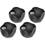 Thule Lockable Knob 527 gumbi s ključavnico za kolesa, 4 kosi
