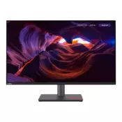 Monitor Lenovo 80 cm (31,5) P32p-30 3840x2160 Grafika IPS 4ms HDMI DisplayPort Thunderbolt4 USB-C 100W Thunderbolt4-Out 4xUSB3.2 Pivot  DCI-P3-95% RJ45 KVM ThinkVision črna