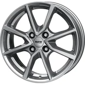 PLATIN P95 6,5x16 4x100 ET37 CB60,1 METALL SILBER – alu felga