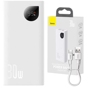 Fast Charge Power Bank Baseus Adaman2 10000mAh 30W White