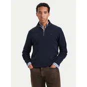 Tommy Jeans Pulover DM0DM21654 Mornarsko modra Slim Fit