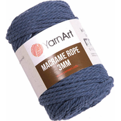 Yarn Art Macrame Rope 3 mm 3 mm 63 m 761 Denim Blue Vrvica