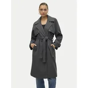 Vero Moda Prehodni plašč Pop Miley 10319995 Siva Regular Fit