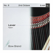 Struna za keltsko harfo Lever 2. oktava E Nylon No.8 Bow Brand
