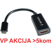 GEMBIRD A-CM-HDMIF-03 ** Gembird TYPE-C TO HDMI 11cm CABLE (alt.A-CM-HDMIF-01, A-USB3C-HDMI-01 479)