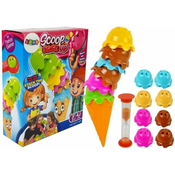 Skill Game Ice Cream in a Wafer. Colorful Pyramid Arrange the TowerGO – Kart na akumulator – (B-Stock) crveni