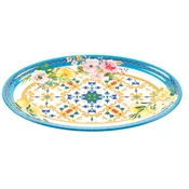 Guzzini Ovalni poslužavnik Flower & Lemon, Šareni
