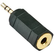 LINDY LINDY 35622 klinker avdio adapter [1x 2\,5 mm banana moški konektor - 1x priključna doza za 3\,5 mm banana moški konektor] črna, (20411428)