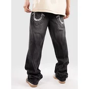 True Religion Ricky Sn Nf Embr Bndna Hs 34In Jeans compass trail black wash