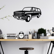 Wallity Zidna dekoracija Chevrolet Suburban, 60 x 32 cm, Crna