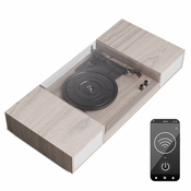 Auna TT-Play 2x10W BT RCA-Out 3-stopenjski gramofon Gramofon 3-hitrosti, Bluetooth (TT202D-1)