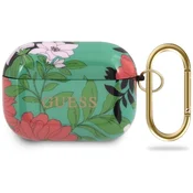 Guess Etui Guess N.1 Flower Collection za AirPods Pro - zeleno