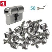 EURO XStar EXR. Ni varnostni vložek + 50 ključev. 30/55mm