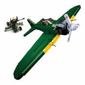 Sluban M38-B1108 Mitsubishi A6M Zero bojno letalo iz druge svetovne vojne