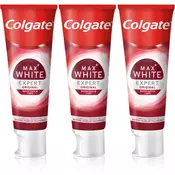 Colgate Max White Expert Original pasta za izbjeljivanje zuba 3x75 ml