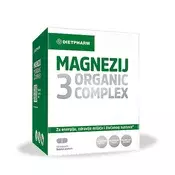 Dietpharm Magnezij 3 Organic Complex 60 kapsula