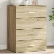 Vidaxl vidaXL Predalnik, hrast sonoma, 60x39x80 cm, material na osnovi lesa