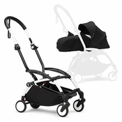 Stokke Ogrodje vozička white frame 0+ newborn pack Yoyo black