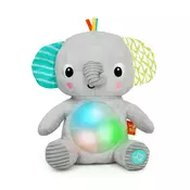 BRIGHT STARTS Plišasta glasbena svetleča igrača Hug-a-bye Baby ™ slon 0m +