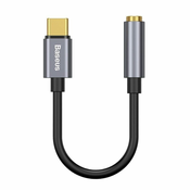 BASEUS L54 adapter USB-C/3.5mm mini jack, siva