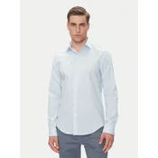 Calvin Klein Srajca LV019EU013 Svetlo modra Slim Fit