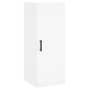 MAISON CHIC Stenska omarica - Zidna omarica bela 34,5x34x90 cm iu1179, (22062830)