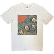 The Beatles Rubber Soul Album Cover White XL Majica